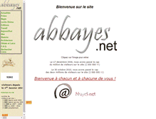 Tablet Screenshot of abbayes.fr